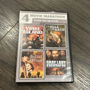 ⭐️4 movie marathon classic war collection DVD set